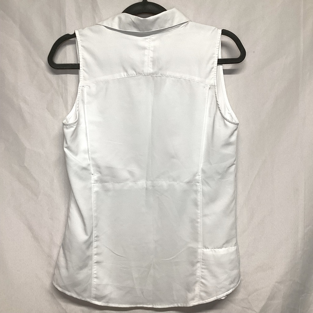 Columbia Classic White Sleeveless Shirt - Picture 4 of 6